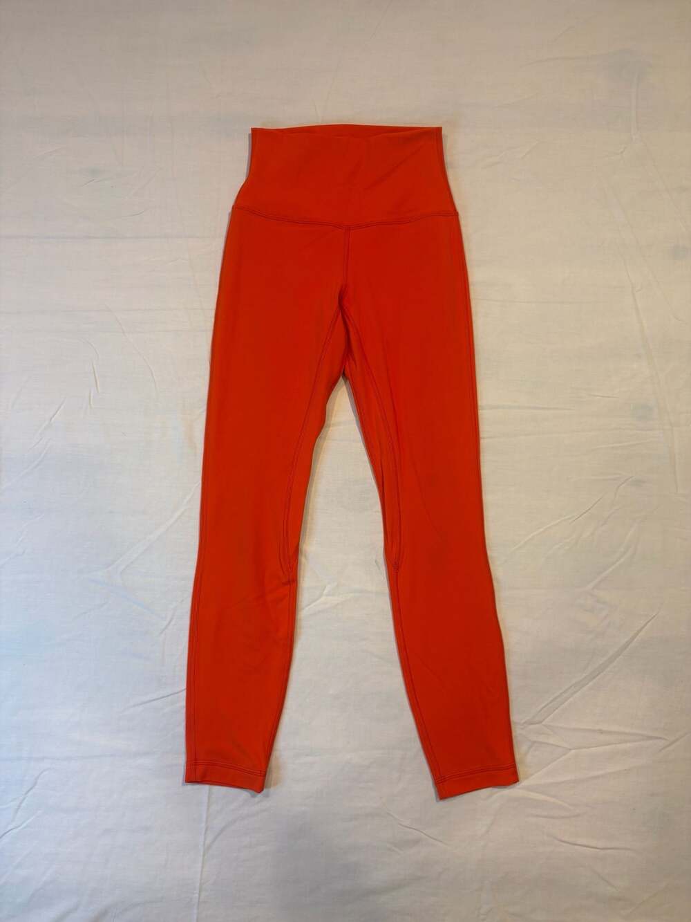 Lululemon Align High-Rise Orange Yoga Leggings, Size 2